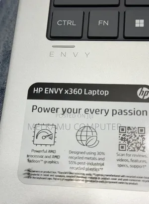 New Laptop HP Envy x360 16GB AMD Ryzen 5 SSD 512GB
