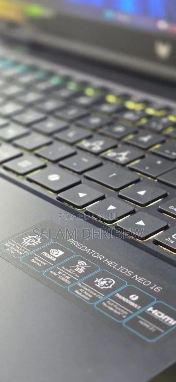 New Laptop Acer Predator Helios Neo 16 16GB Intel Core i9 SSD 1T
