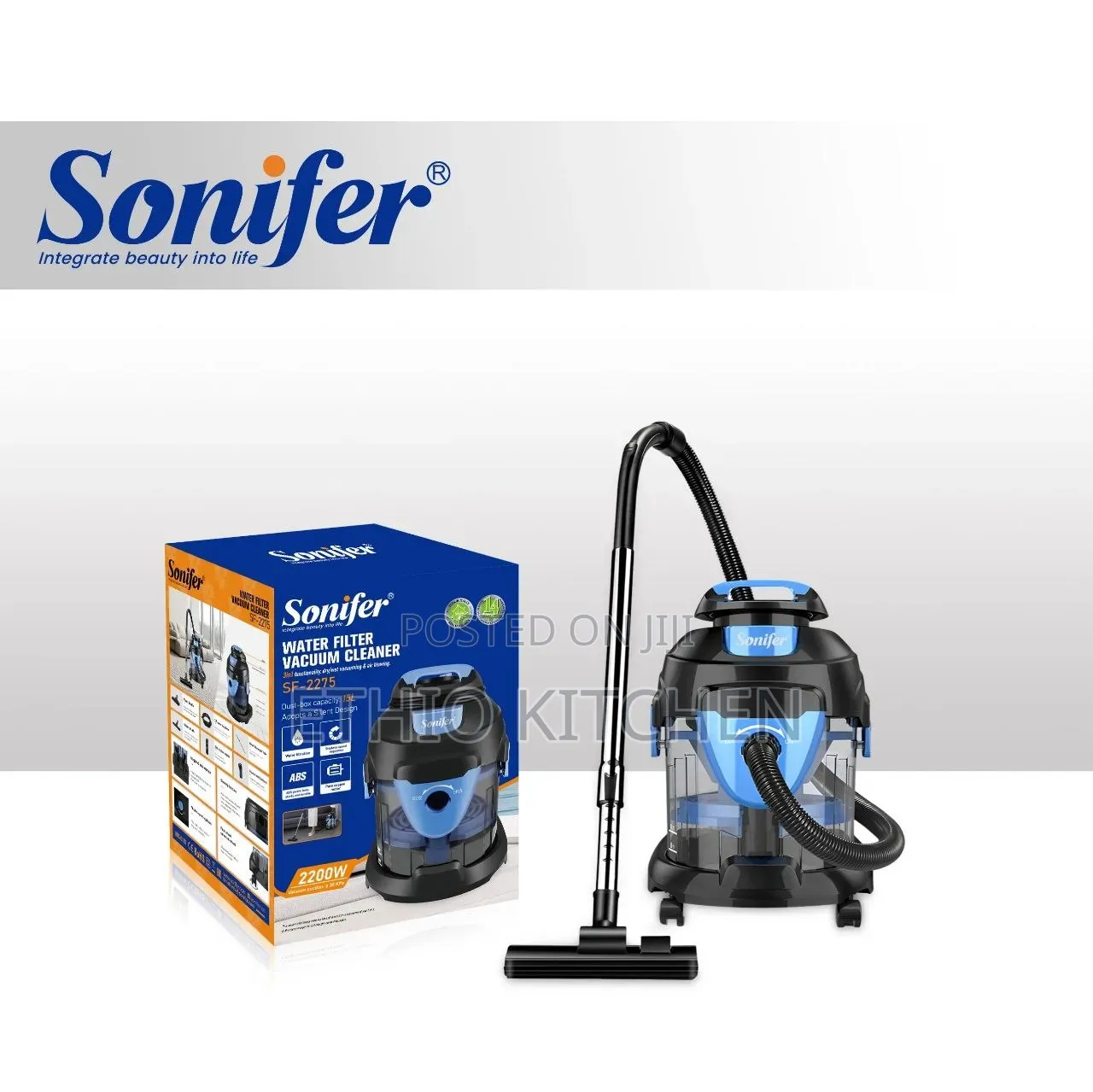 Sonifer Dray and Weet and Air Blowing Vacuum Cleaner