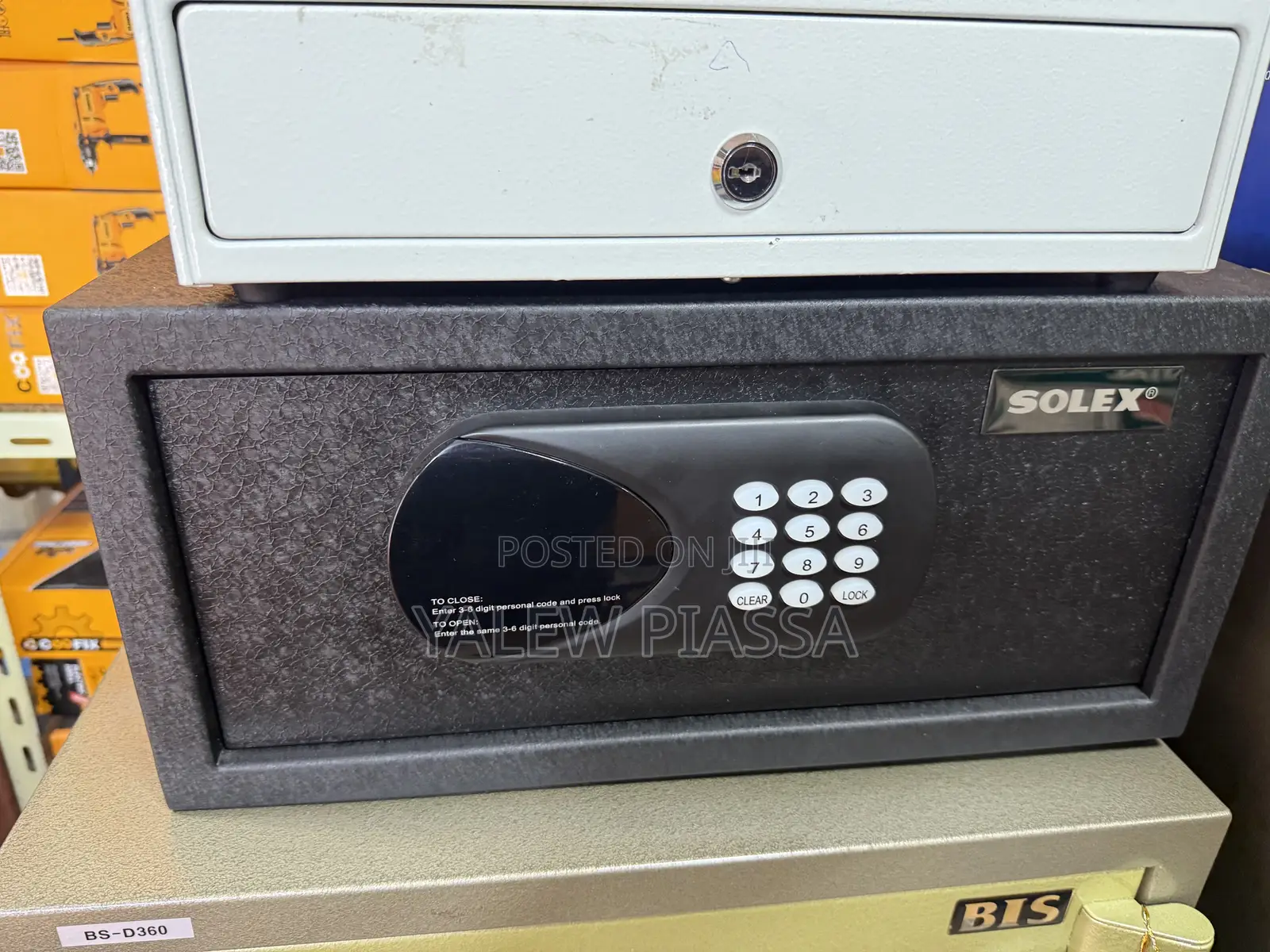 Solex Digital Electronic Safe Box,