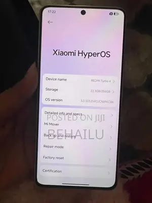 New Xiaomi Redmi Turbo 4 256 GB White
