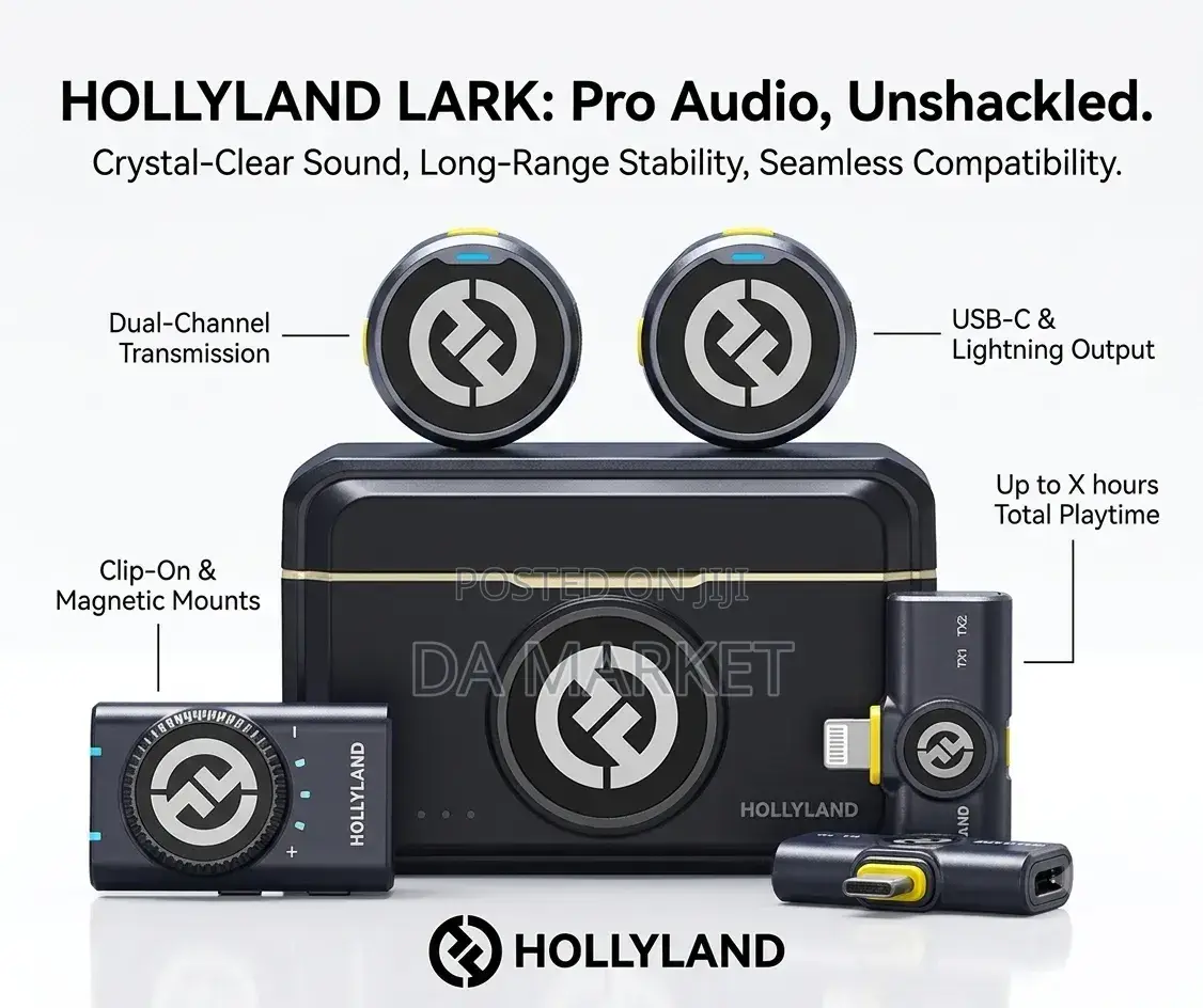 LARK M2 Wireless Lavalier Microphone Set
