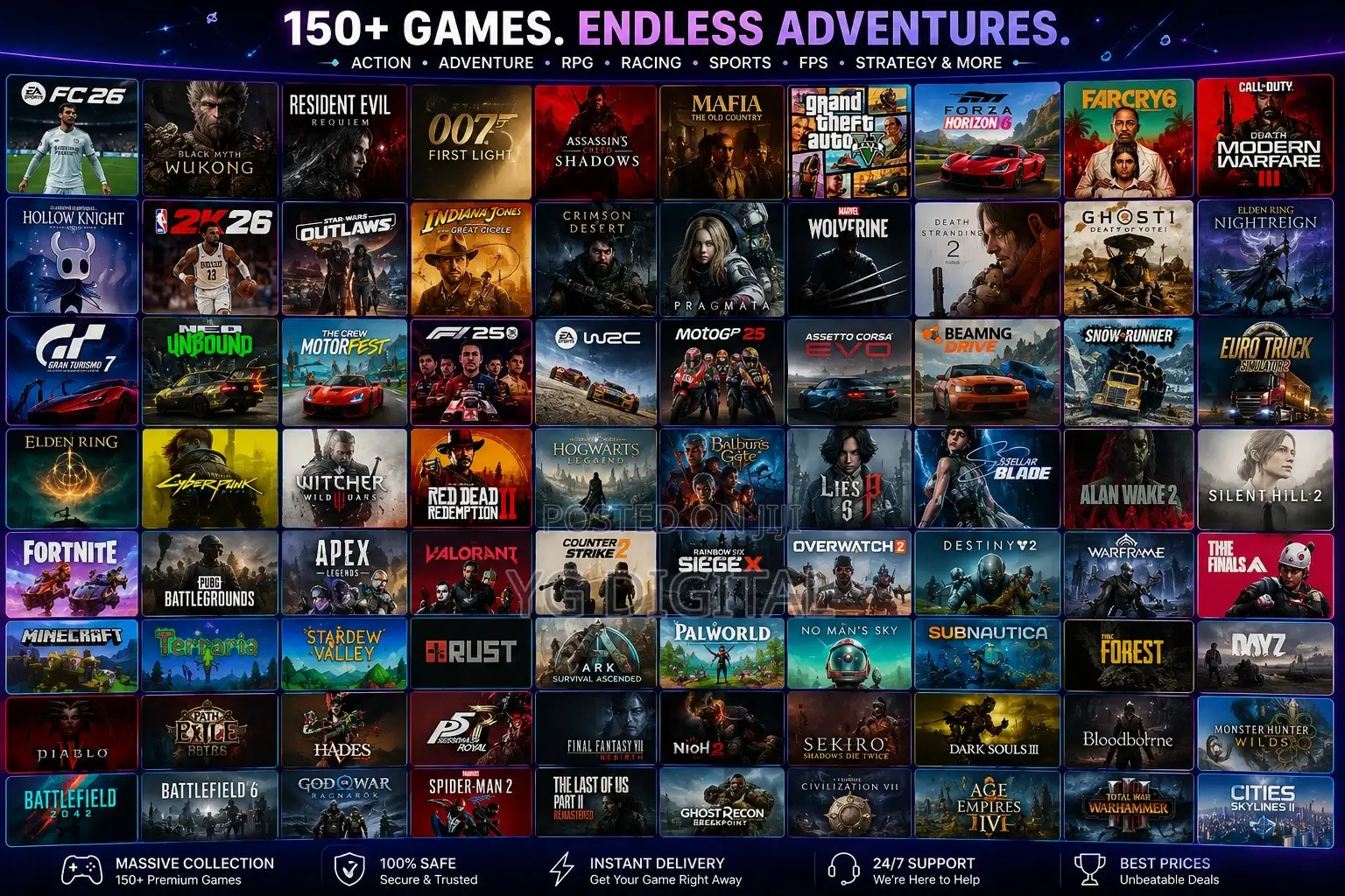 Xbox Offline Accounts Very Cheap 150 Games(XBOX ONE SERIES ONLY)