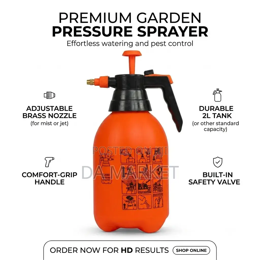 2L Hand-Held Pressure Sprayer