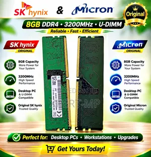 Original 8GB DDR4 Desktop RAM 3200MHz