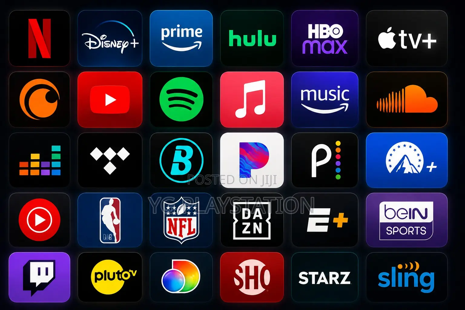 Streaming and Music Accounts