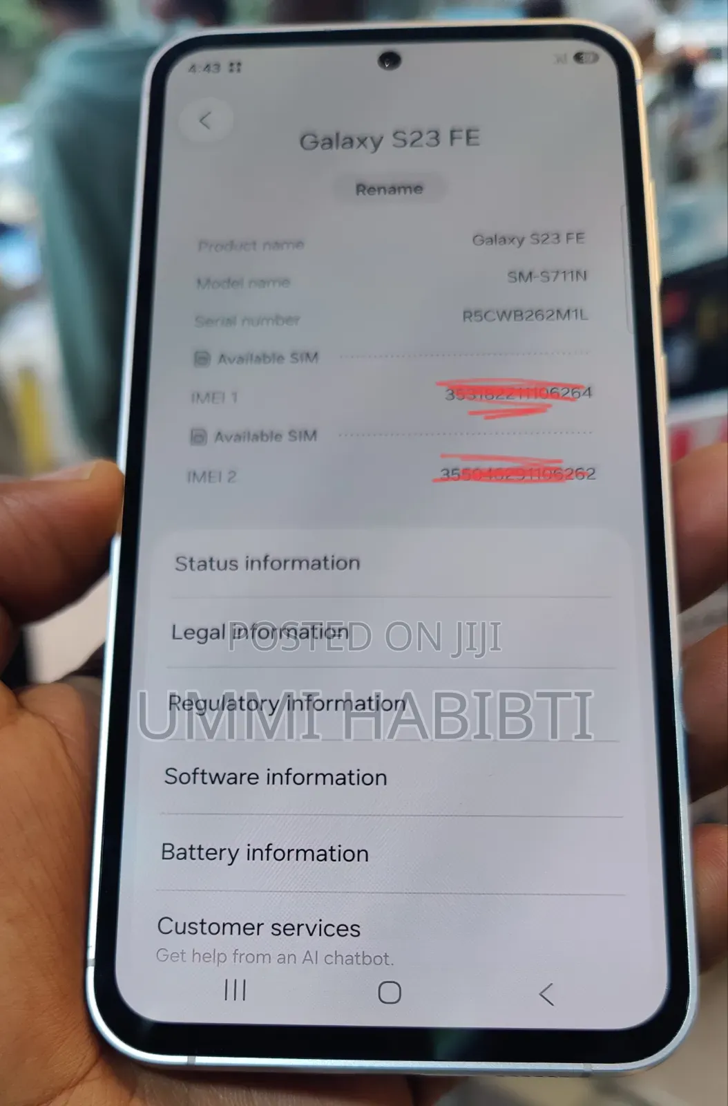 Samsung Galaxy S23 FE 256 GB Purple