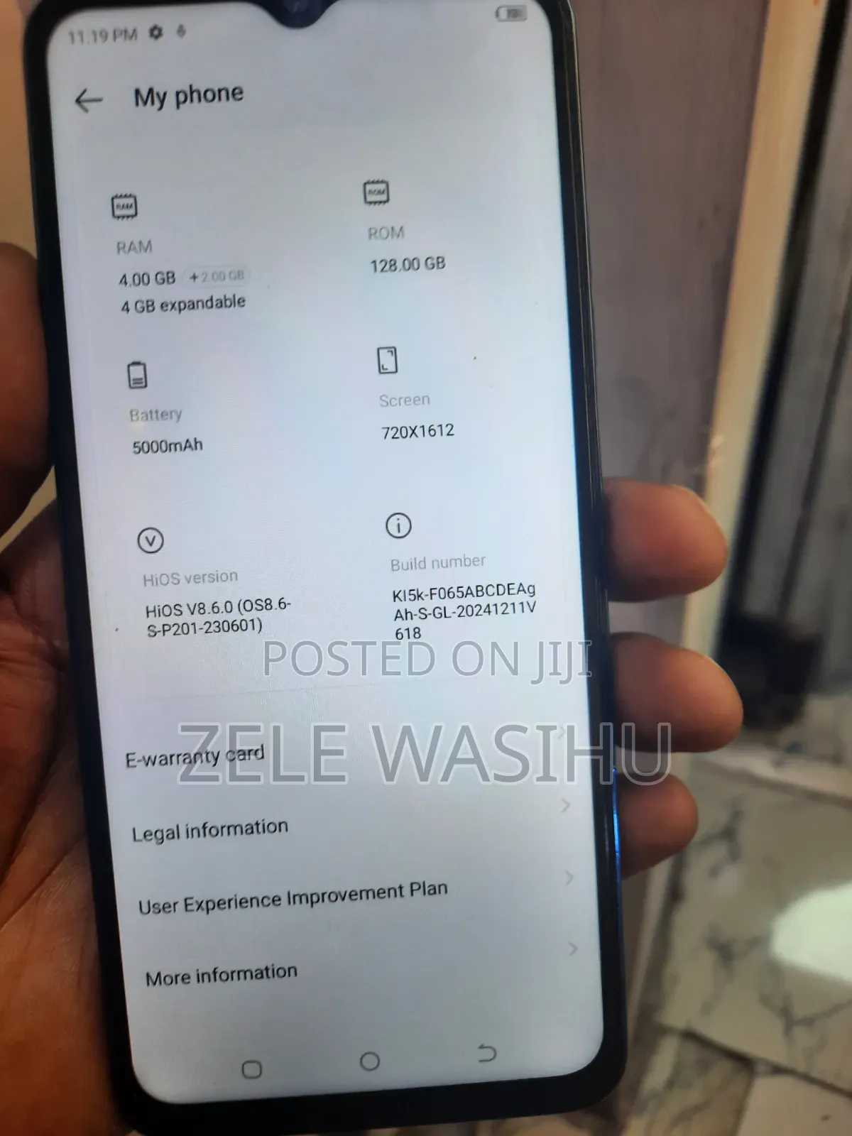 Tecno Spark 10C 128 GB Silver
