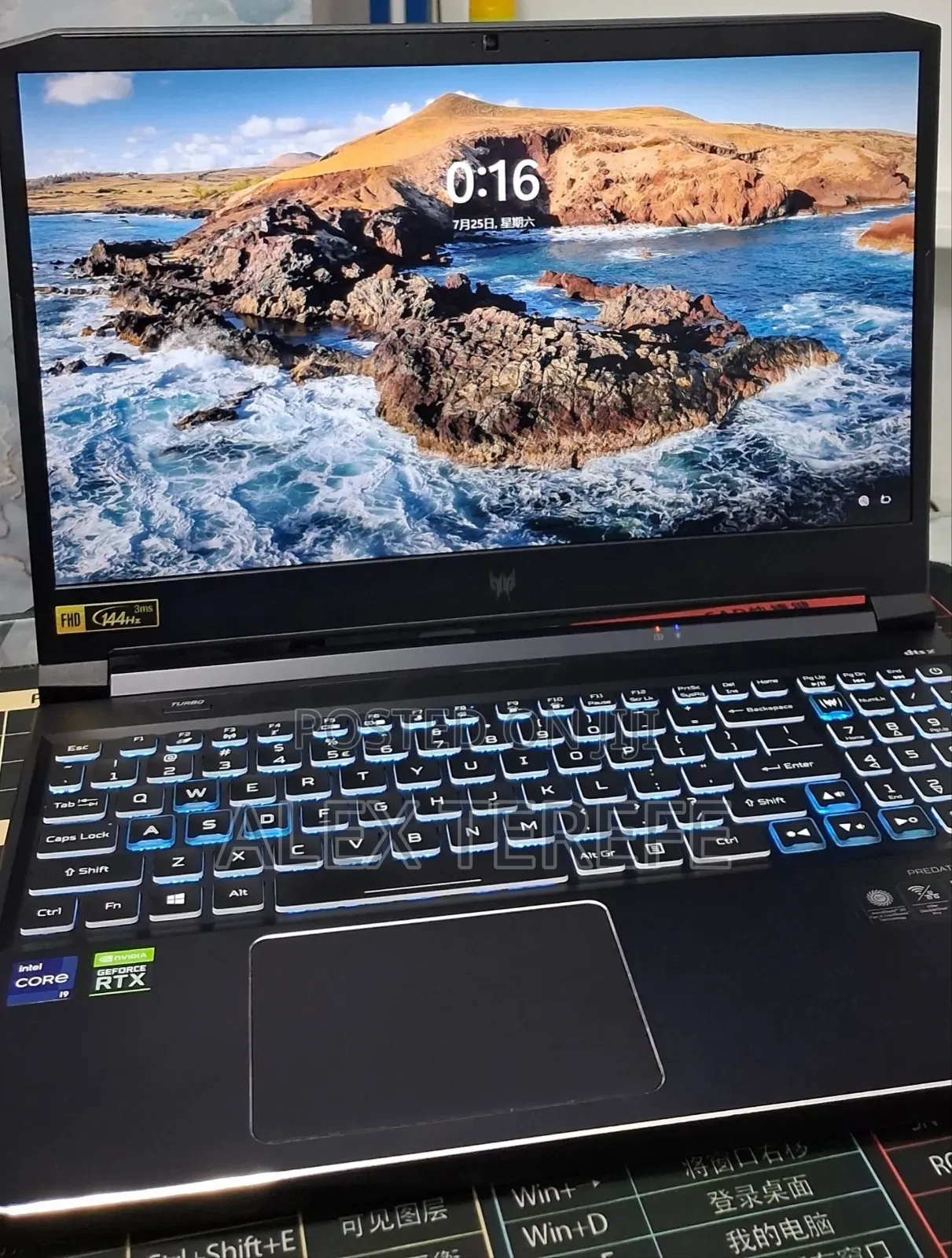 New Laptop Acer Predator Helios Neo 16 16GB Intel Core i9 SSD 512GB