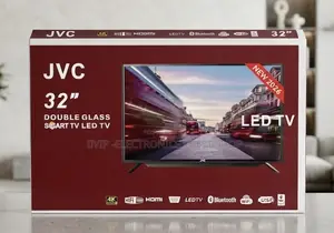 JVC TV 32 Inch Double Glass Smart LED TV. This Modern TV Supports