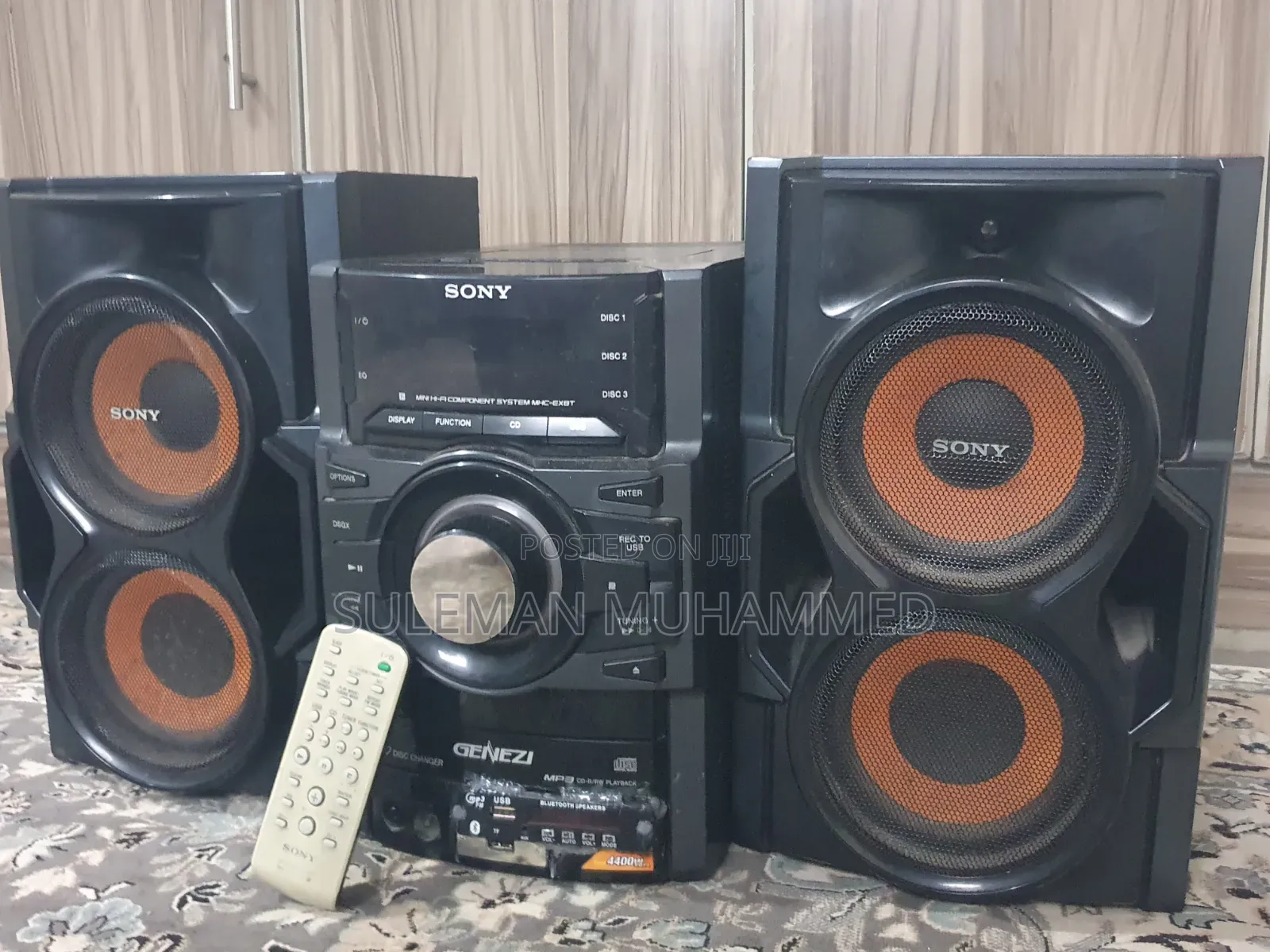 Sony Mini Hi-Fi Component System MHC-Ex8t