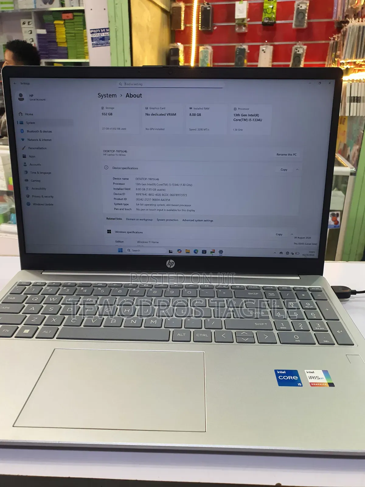Laptop HP Stream Notebook 16GB Intel Core i5 SSD 1T