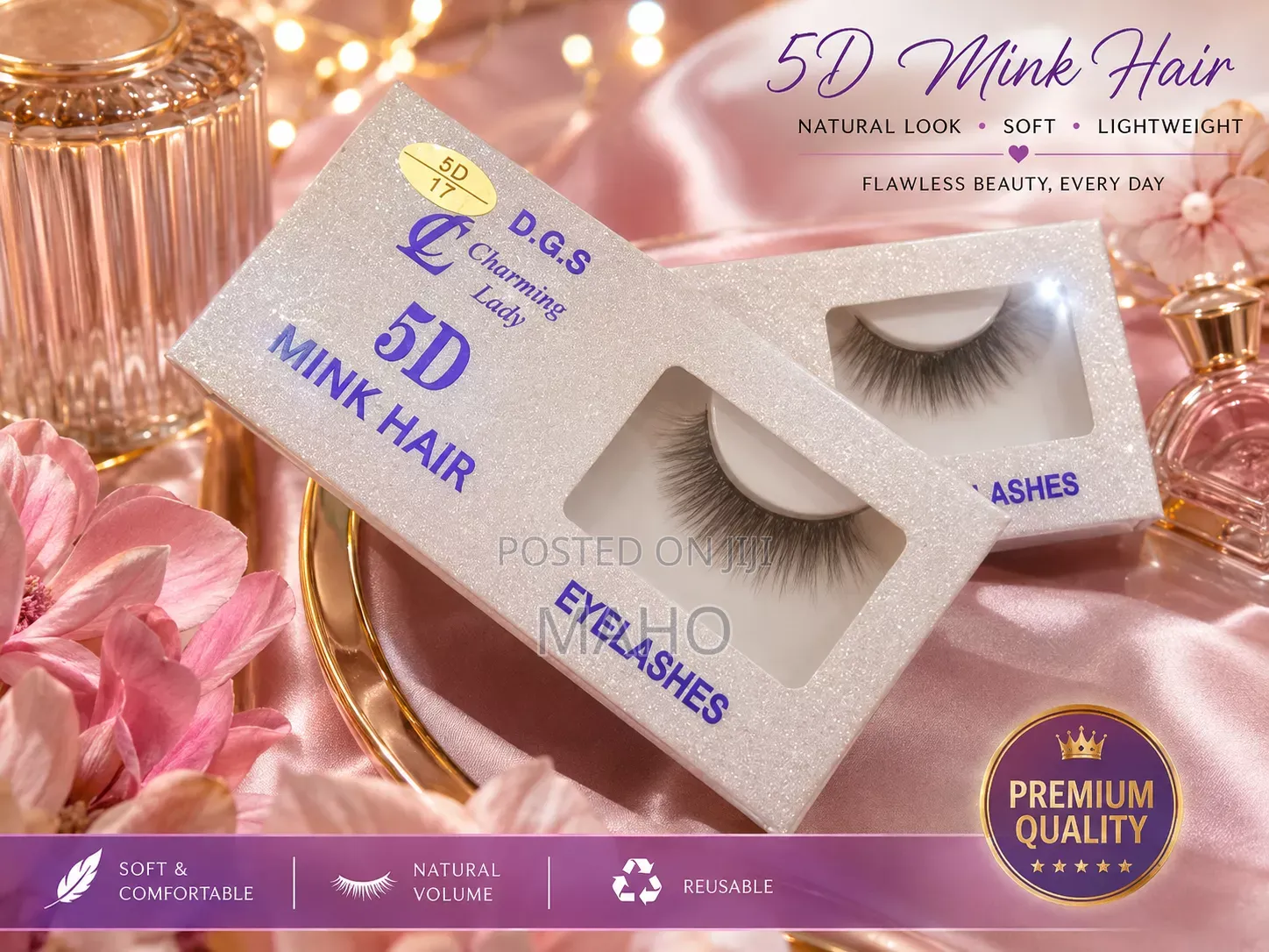 Eye Lash With Glue