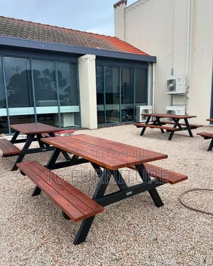 Metal Frame Dinning Table