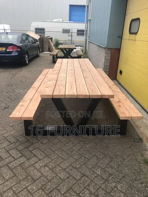 Metal Frame Dinning Table