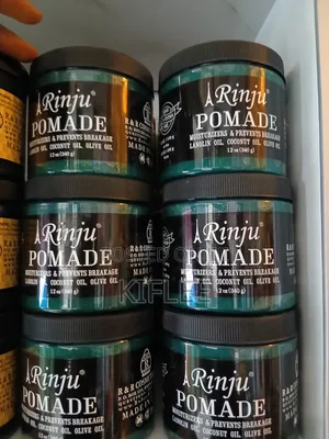 የሪንጁ ፖሜድ የፀጉር ቅባት (Rinju Pomade Moisturizes Prevents Breakage)
