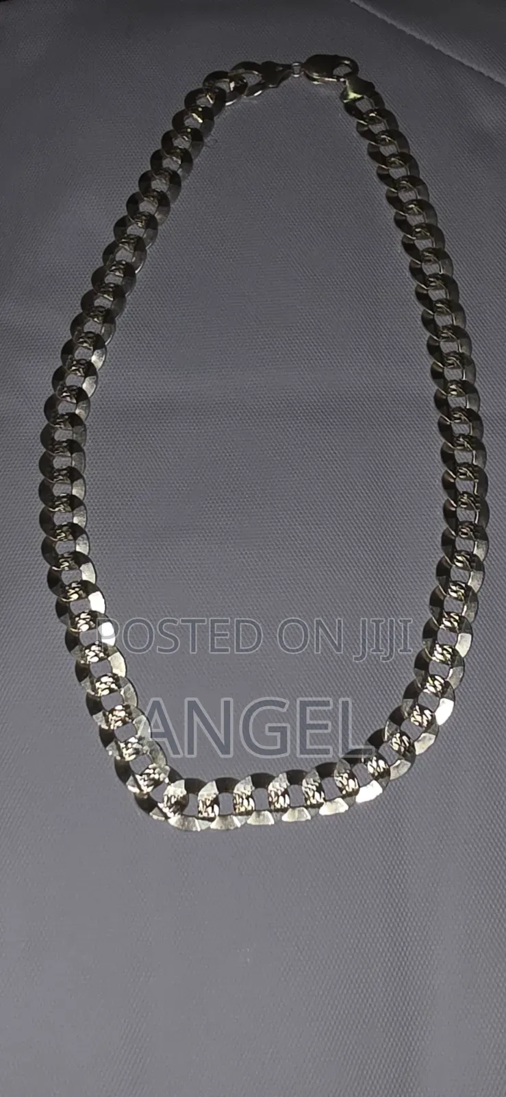 Bold Italian Silver Curb Link Chain 