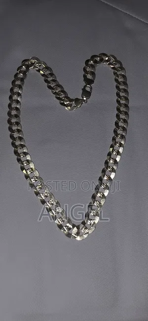 Bold Italian Silver Curb Link Chain 