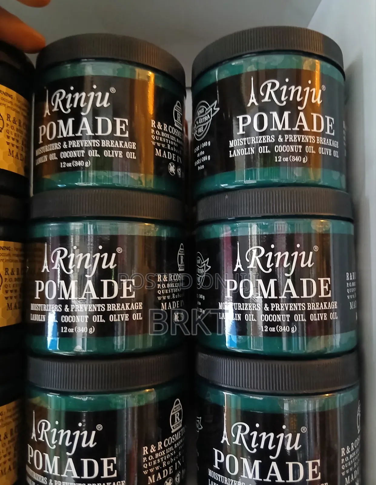 የሪንጁ ፖሜድ የፀጉር ቅባት (Rinju Pomade - 340g)