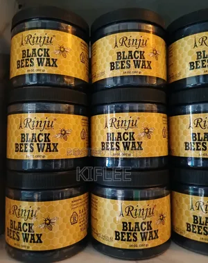 የሪንጁ ብላክ ቢስ ዋክስ የፀጉር ቅባት (Rinju Black Bees Wax - 397g)
