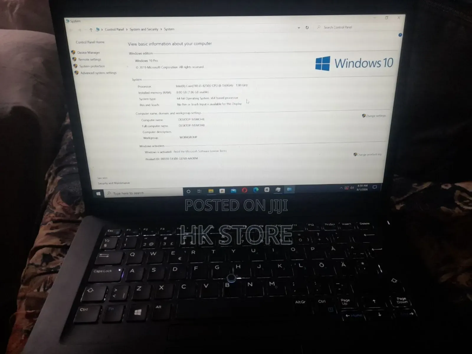 Laptop Dell 8GB Intel Core i5 HDD 512GB
