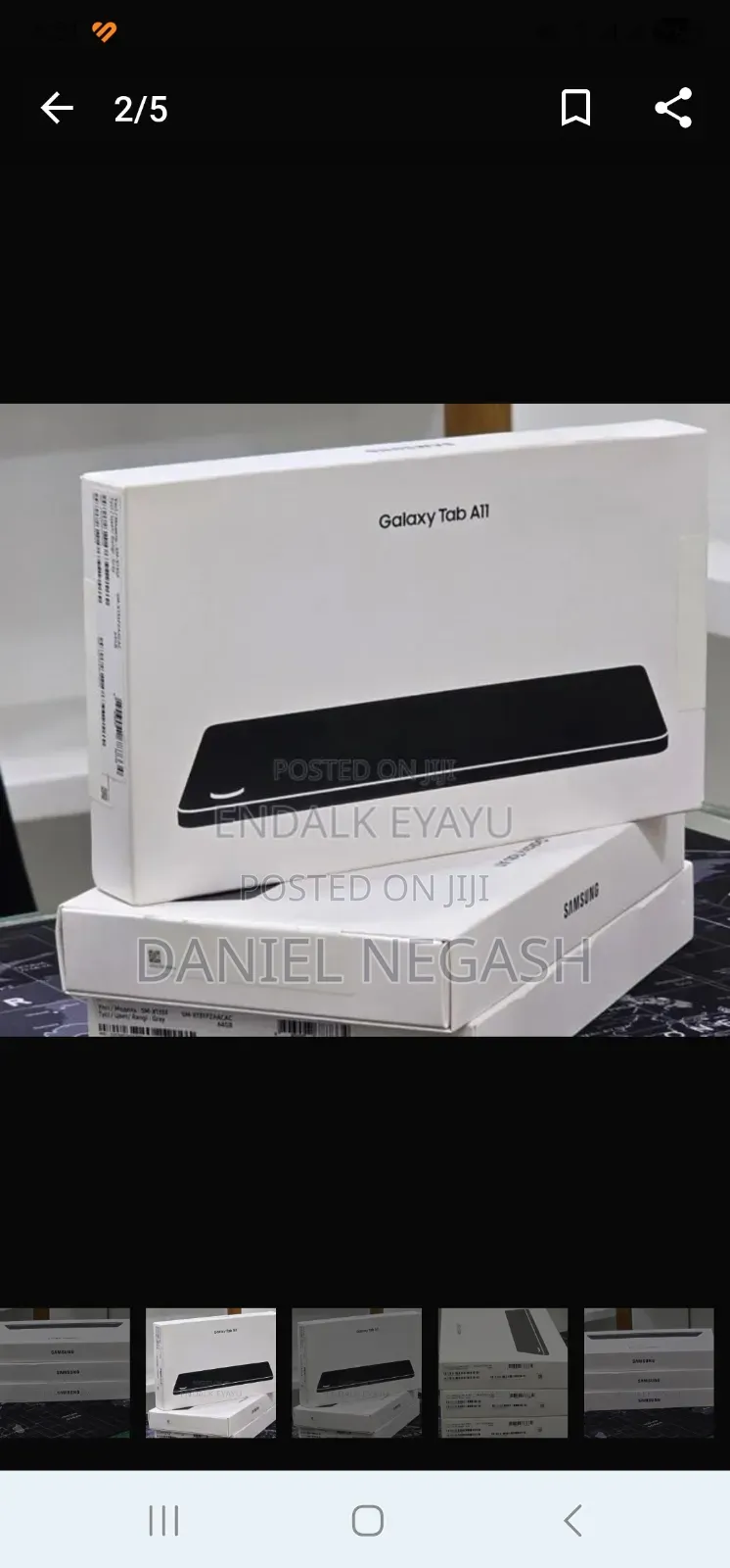 New Samsung Galaxy Tab A11 64 GB Gray