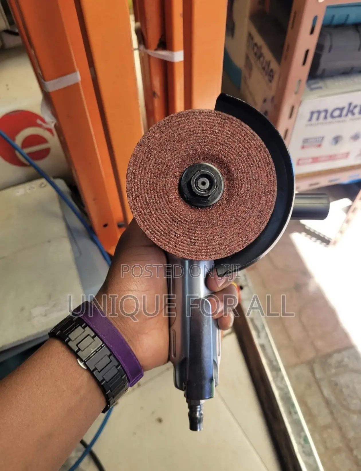 4-Inch Pneumatic (Air-Powered) Angle Grinder