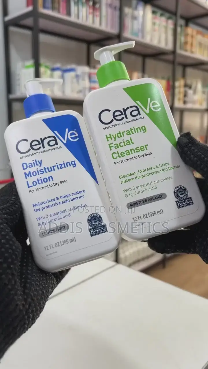 Original Cerave Moisturizing Cream and Hydrating Cleanser