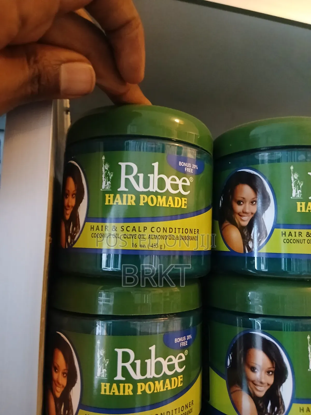የሩቢ የፀጉር ቅባት (Rubee Hair Pomade Hair Scalp Conditioner)