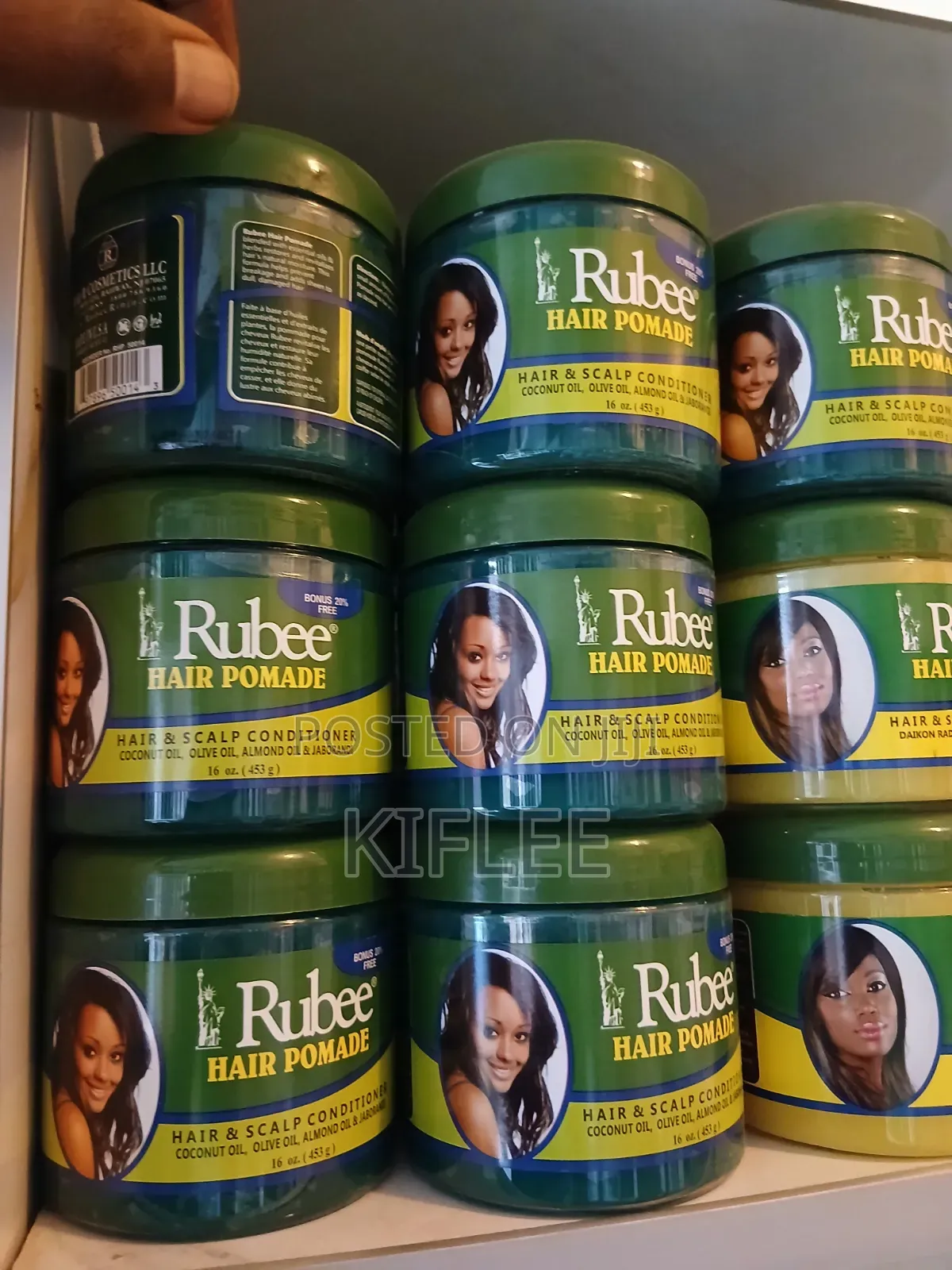 የሩቢ የፀጉር ቅባት (Rubee Hair Pomade - 453g)