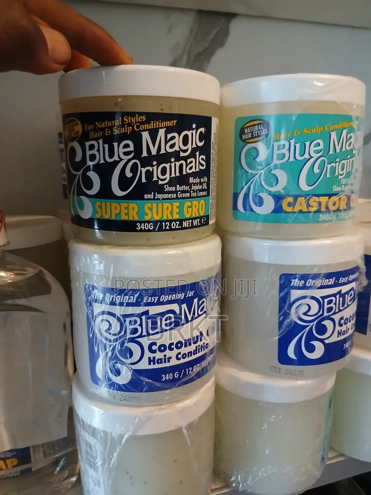 የብሉ ማጂክ ሱፐር ሹር ግሮ የፀጉር ቅባት(Blue Magic Originals Super Sure Gro - 340g)