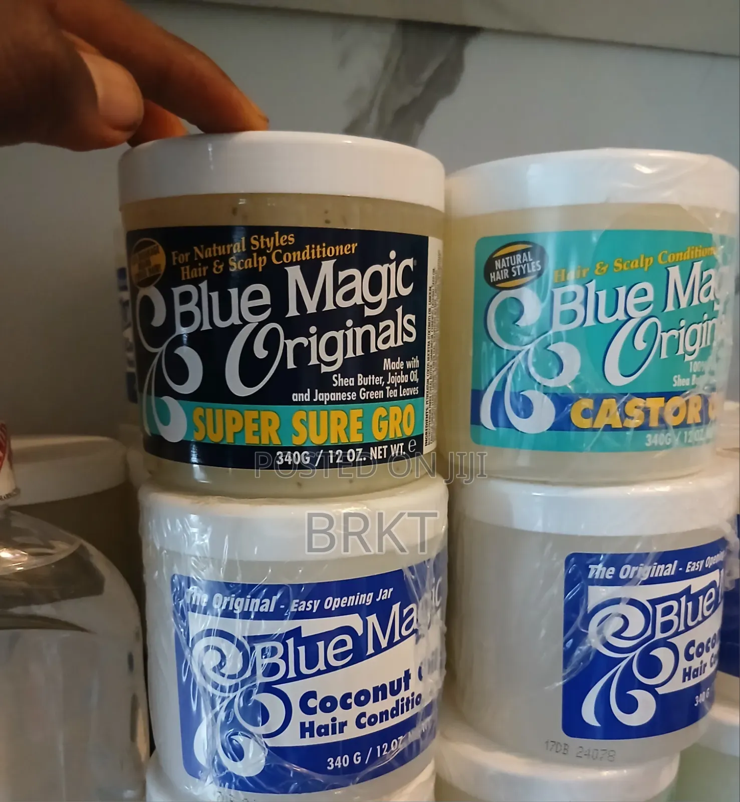 የብሉ ማጂክ ሱፐር ሹር ግሮ የፀጉር ቅባት(Blue Magic Originals Super Sure Gro - 340g)