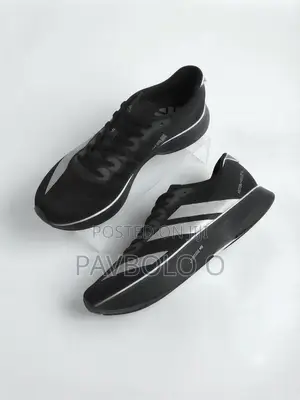 Premium Black Silver Athletic Running Shoes