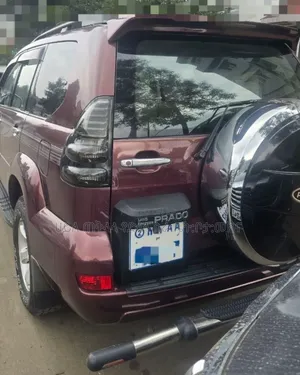 Toyota Land Cruiser Prado 2008 Burgundy