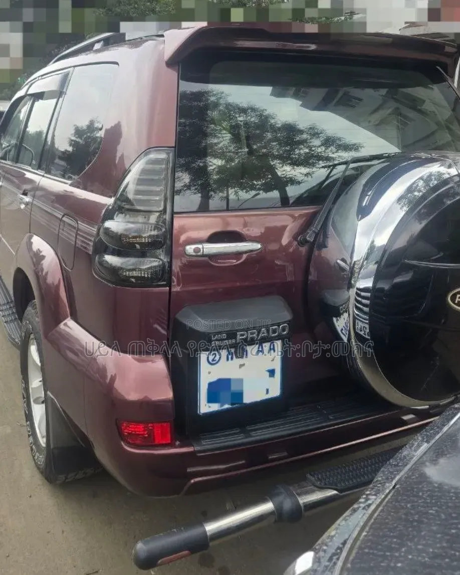 Toyota Land Cruiser Prado 2008 Burgundy
