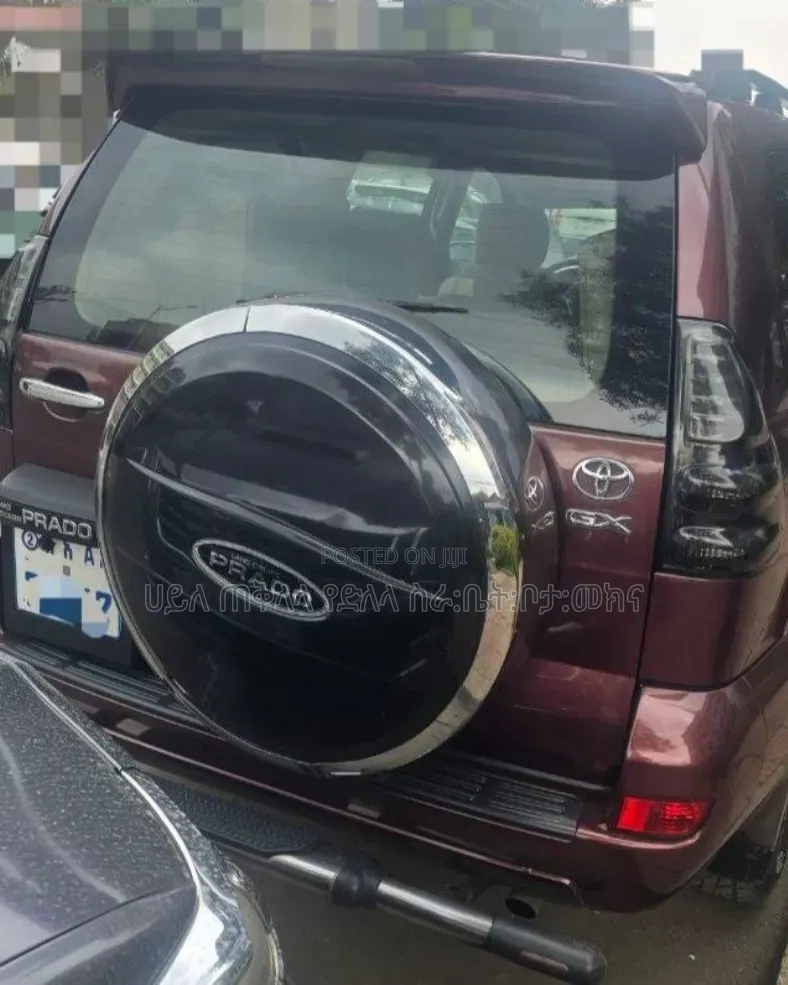 Toyota Land Cruiser Prado 2008 Burgundy