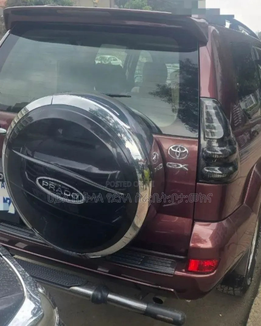 Toyota Land Cruiser Prado 2008 Burgundy