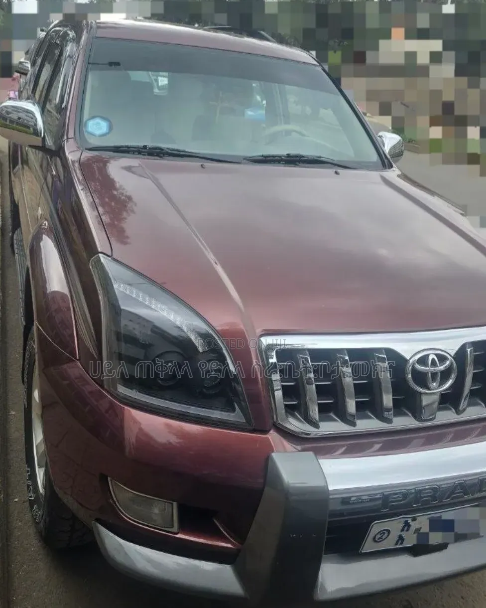 Toyota Land Cruiser Prado 2008 Burgundy
