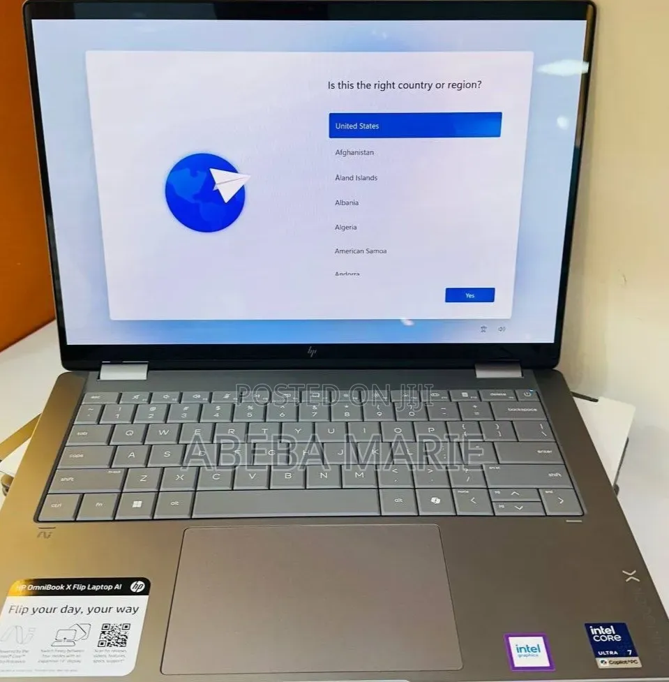 New Laptop HP OmniBook X Flip 14" 16GB Intel Core Ultra 7 SSD 1T