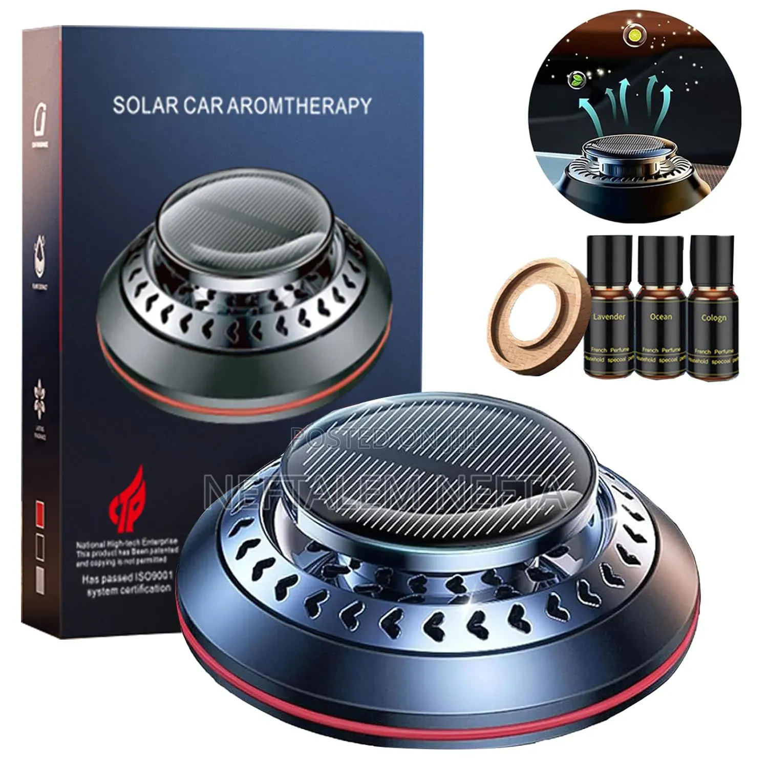 Car Solar Vortex Aromatherapy