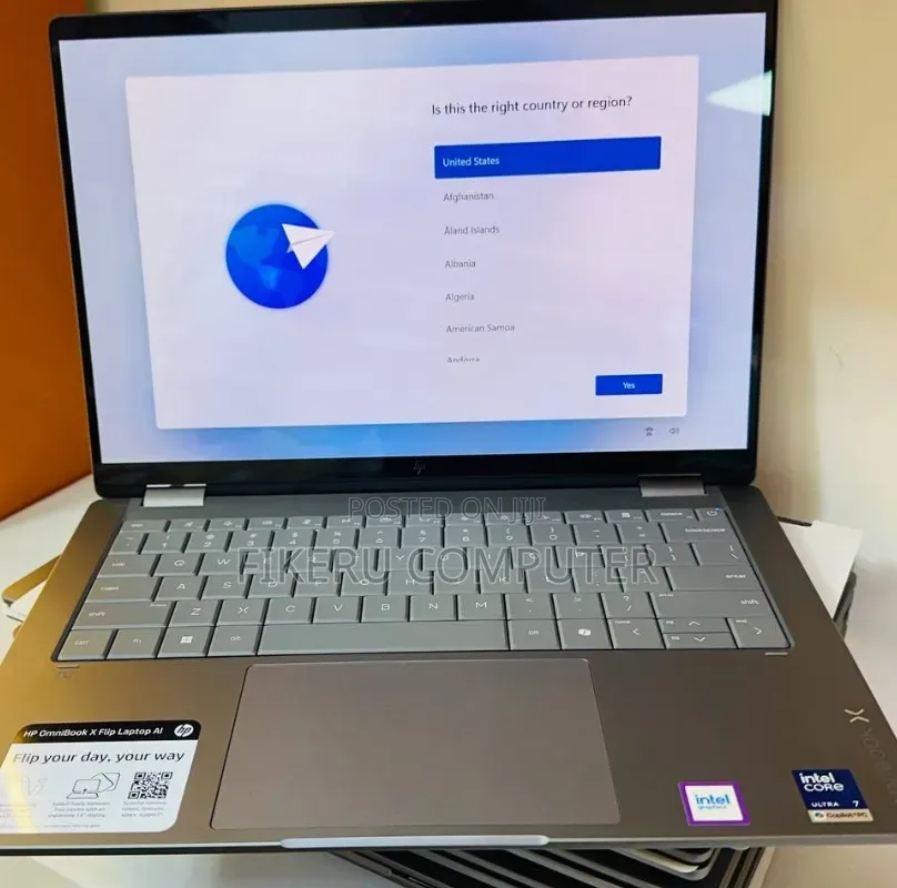 New Laptop HP OmniBook X Flip 16" 16GB Intel Core Ultra 7 SSD 1T