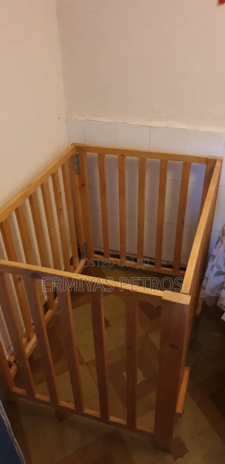 Wood Baby Bed Crib Cot