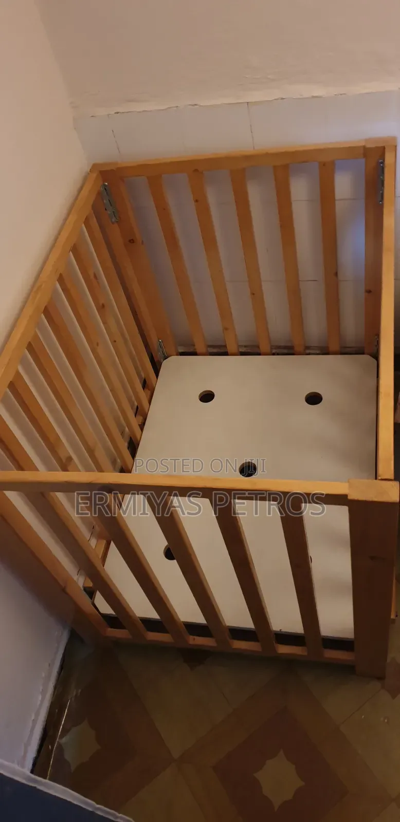 Wood Baby Bed Crib Cot