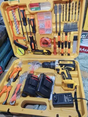DeWalt Cordless Drill and Ultimate Tool Kit Set