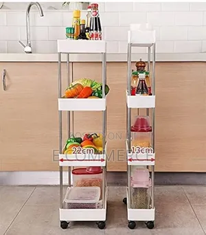 4-Layer Movable Kitchen Storage Rack/Shelf