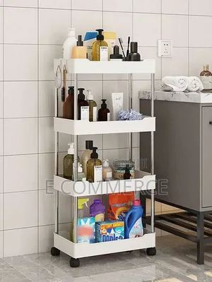 4-Layer Movable Kitchen Storage Rack/Shelf