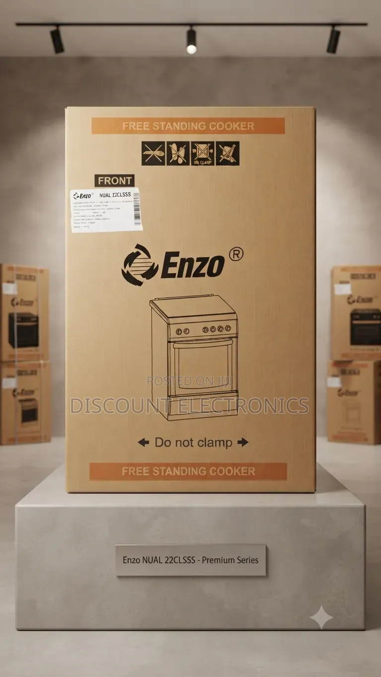 Enzo NUAL 22CLSSS Free Standing Electric Oven - Made in Turkey