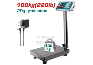 ,Total Tools TES Electronic Platform Scale With a 100kg Capacity.