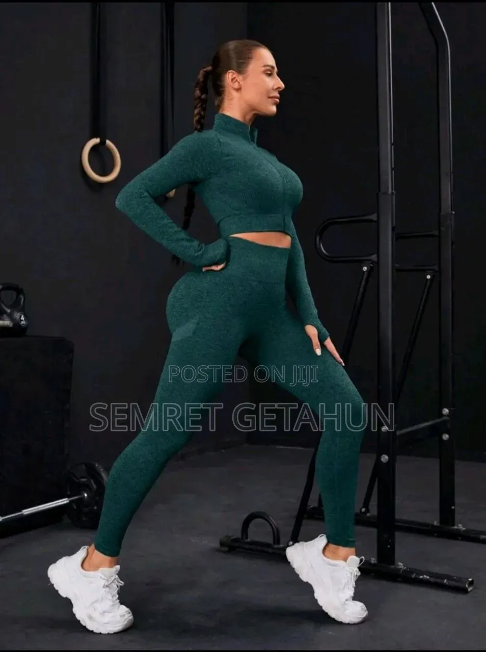Zipper Long Sleeve Set