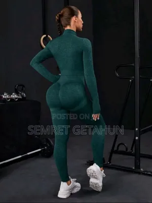Zipper Long Sleeve Set